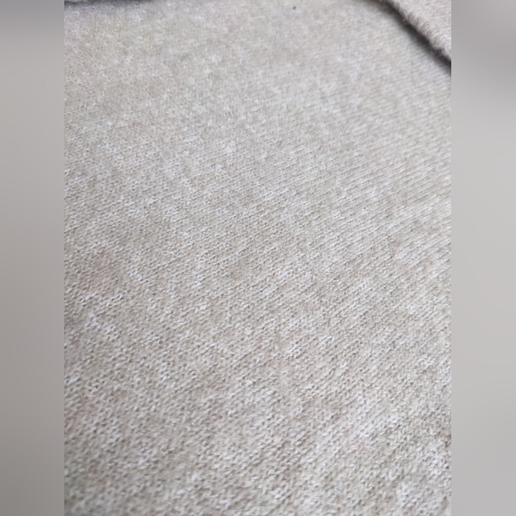 Beige Off-Shoulder Sweater - Picture 6 of 7